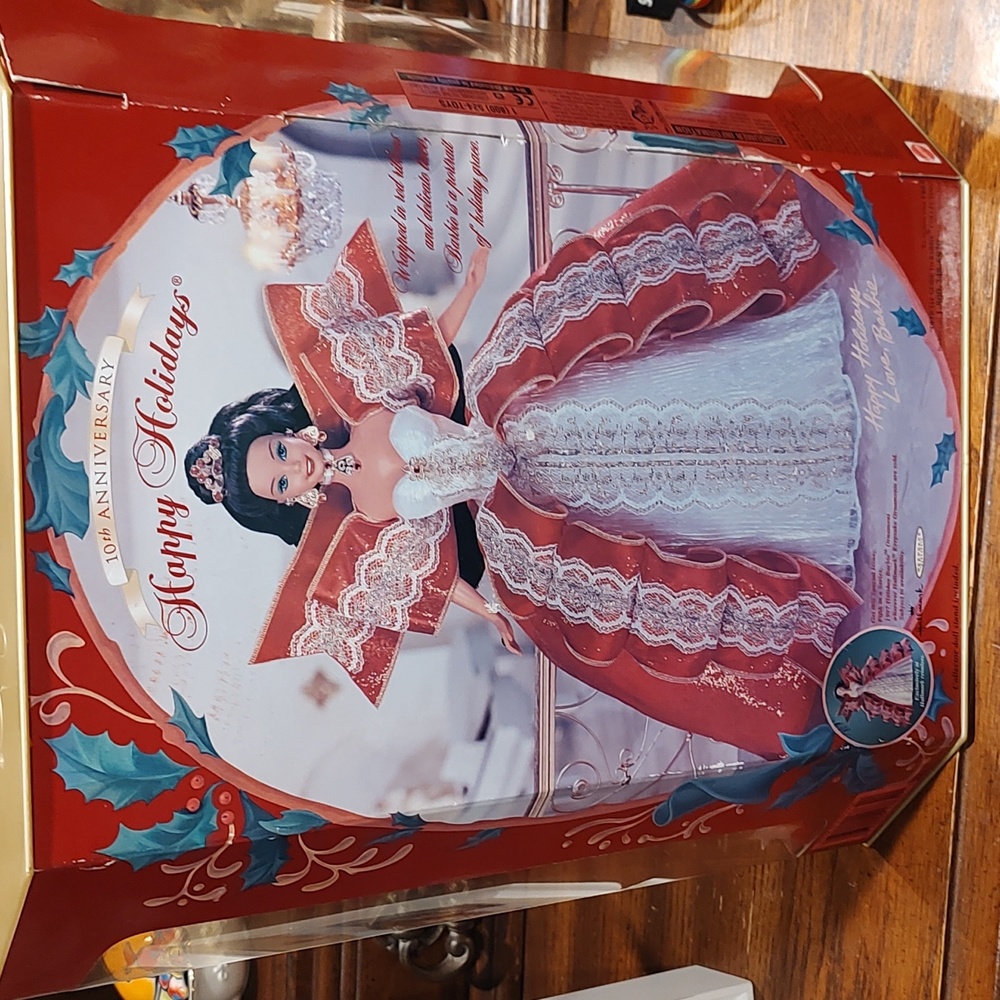10 Anniversary Happy Holiday Barbie 1997